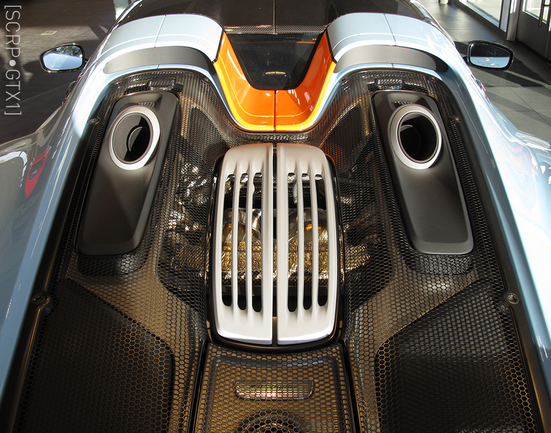 Illustration for article titled Ultra Rare Gulf Livery 918 Spyder w/ Weissach